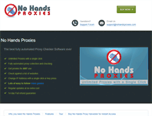 Tablet Screenshot of nohandsproxies.com